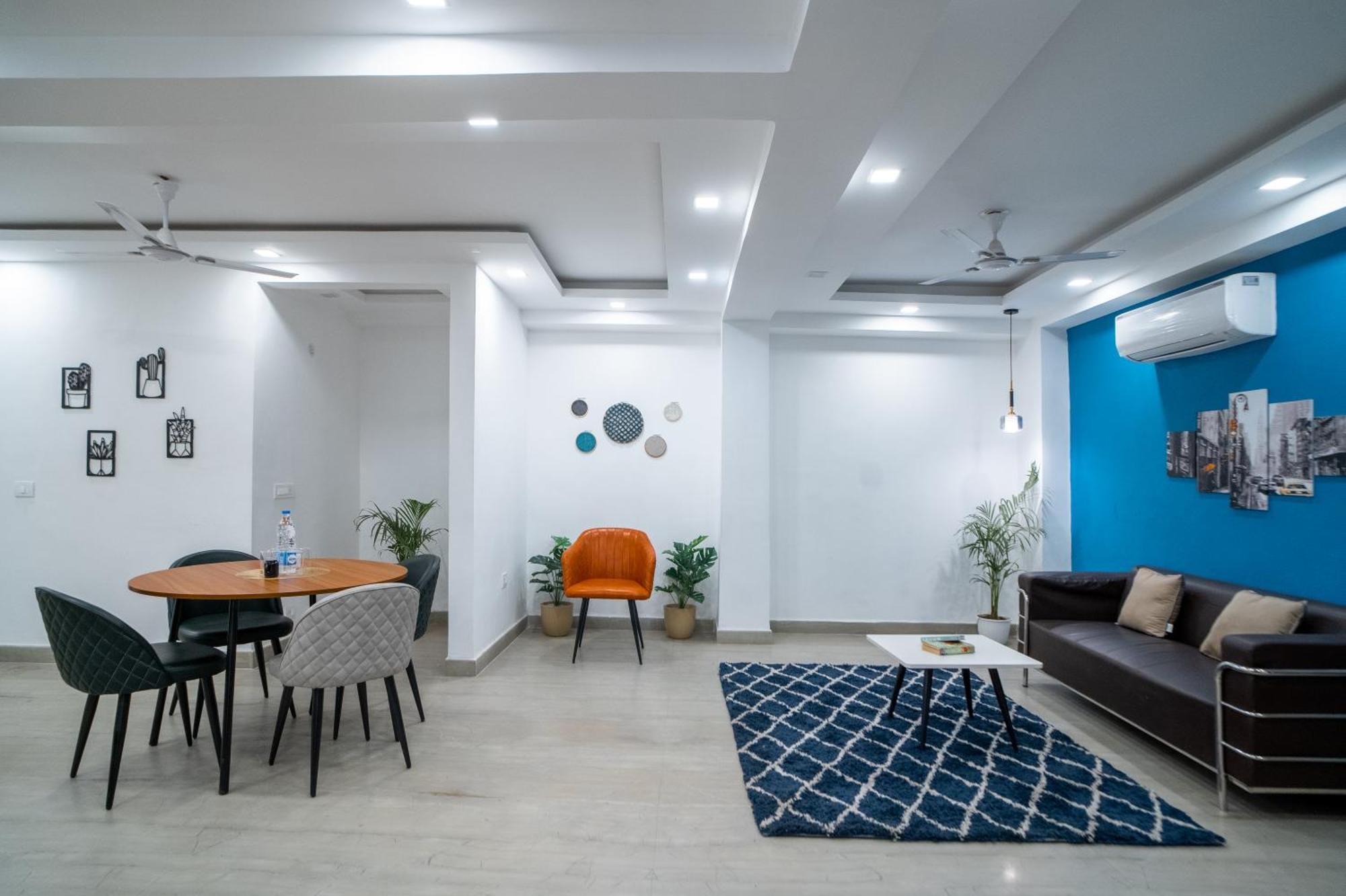 Flxho Uno - Serviced Apartment & Rooms - Golf Course Road 구르가온 외부 사진
