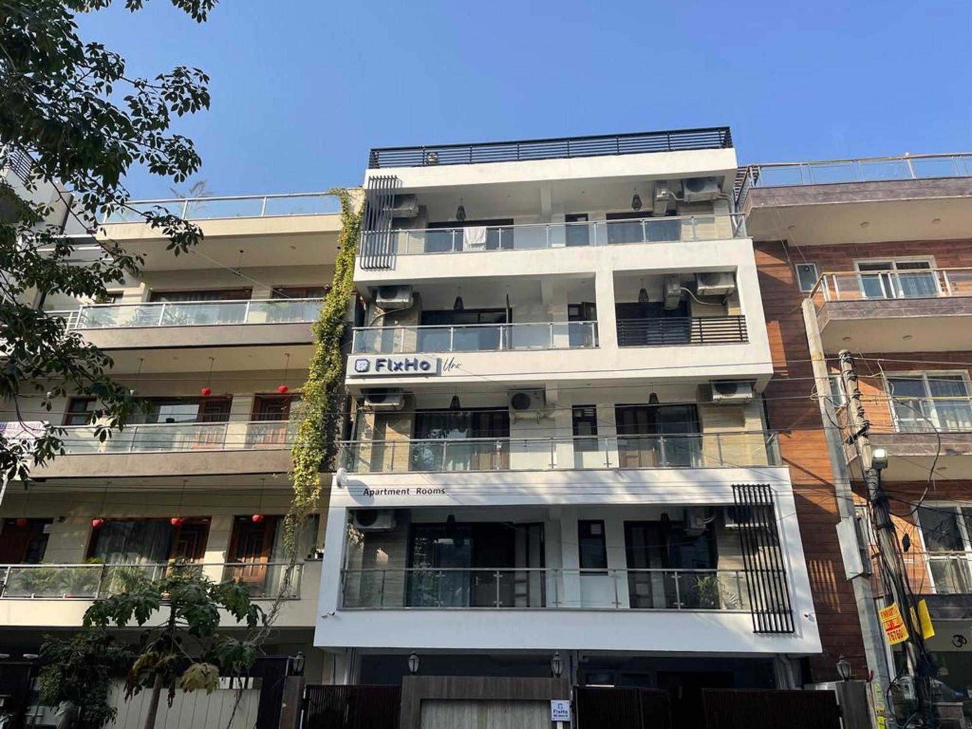 Flxho Uno - Serviced Apartment & Rooms - Golf Course Road 구르가온 외부 사진